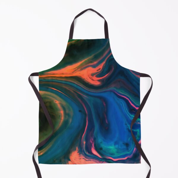 Item preview, Acrylic paints Waves marble black red orange designed and sold by amagaclothing.