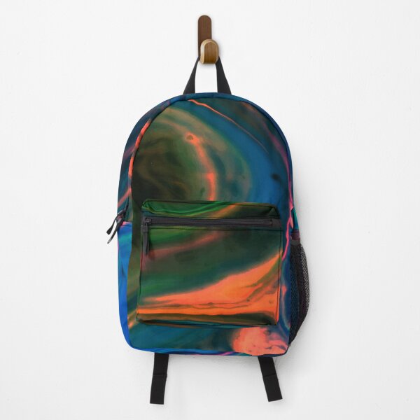 Item preview, Acrylic paints Waves marble black red orange designed and sold by amagaclothing.