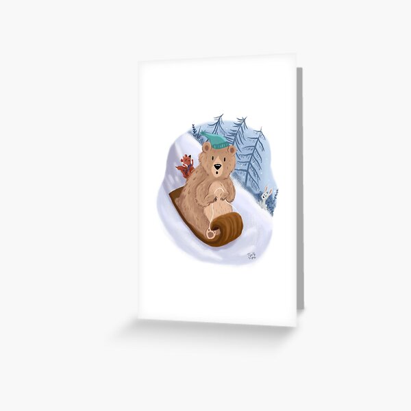 Item preview, Winter Sledding designed and sold by Becky Allen.