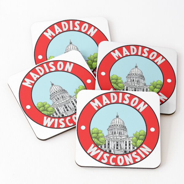 Item preview, Vintage Style Madison Decal designed and sold by Decal Mania.
