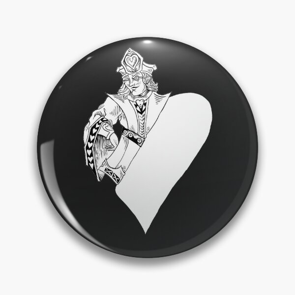 Item preview, Black and White Jack of Hearts designed and sold by Nealoc.