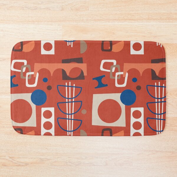Item preview, Mid Century Outline - red background designed and sold by kittyvdheuvel.