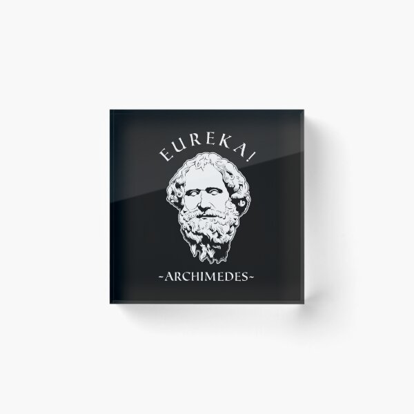 Item preview, Eureka Famous Quote Greek Mathematician Archimedes design designed and sold by jakehughes2015.