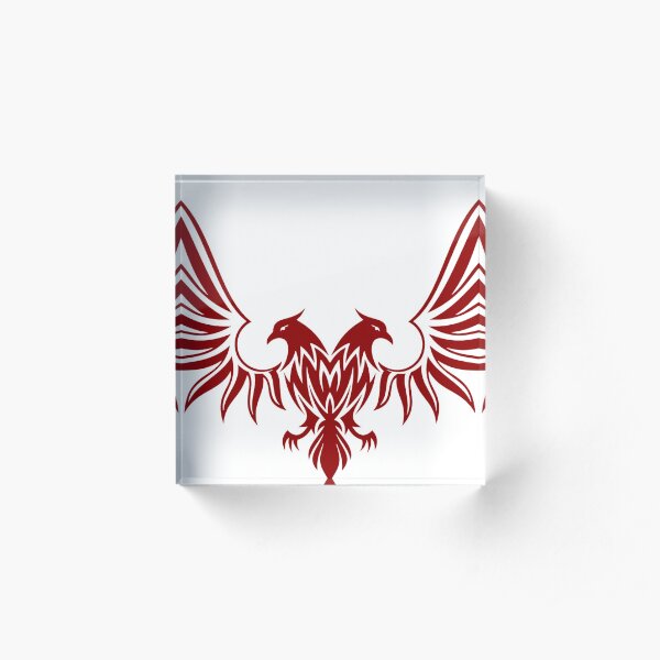 Red double-headed eagle Acrylic Block