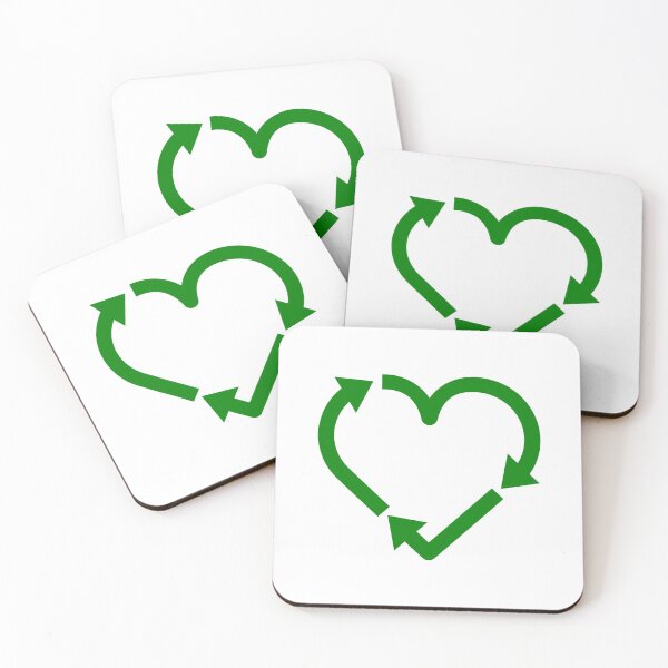 Item preview, Recycle heart symbol designed and sold by TashaVector.