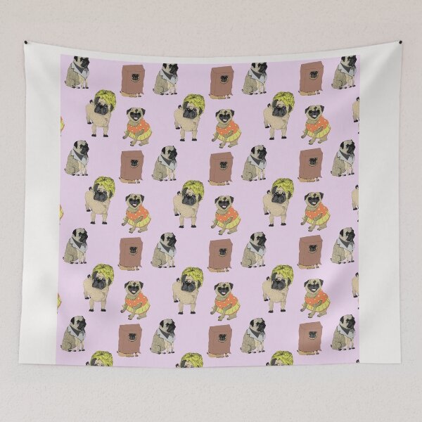 Item preview, Pug Dog Art Pugs puppy funny cute dogs I love Pugs designed and sold by Coolstuff4you71.