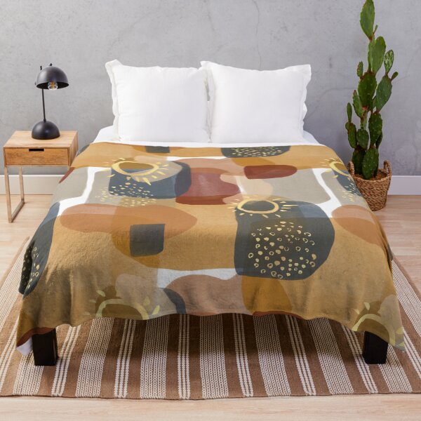 Item preview, Earthy Tones Abstract art pattern designed and sold by raghda-s-m.