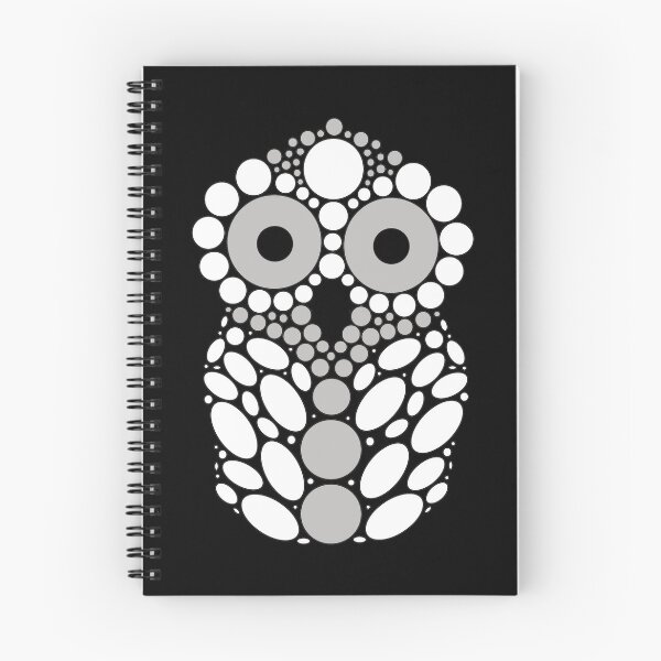 Item preview, White and Silver Owl designed and sold by RhubarbMyrtle.