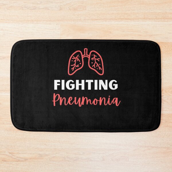 Item preview, Fight Pneumonia Lungs Encouragement Inspirational Motivational Quote Doctor Nurse Cancer Survivor Purple Ribbon Cancer Support Hope Love Mental Health Depression Anxiety Gift Idea  designed and sold by EpsilonEridani.