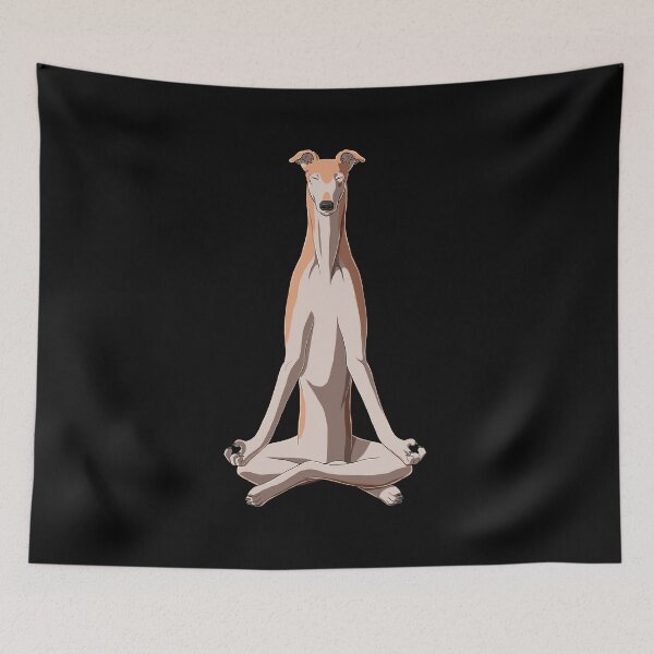 Item preview, Meditating Greyhound Dog designed and sold by alwe-designs.