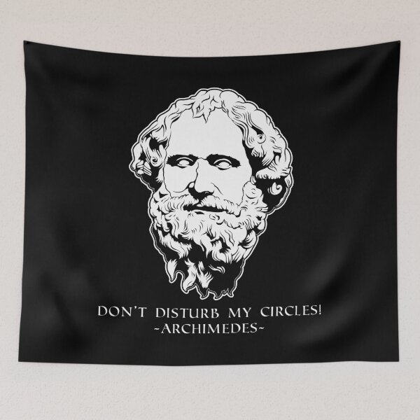 Item preview, My Circles Mathematician Physicist Archimedes Quote print designed and sold by jakehughes2015.
