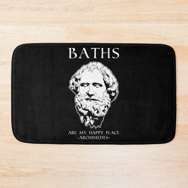 Item preview, Happy Place Physicist Math Joke Archimedes print designed and sold by jakehughes2015.
