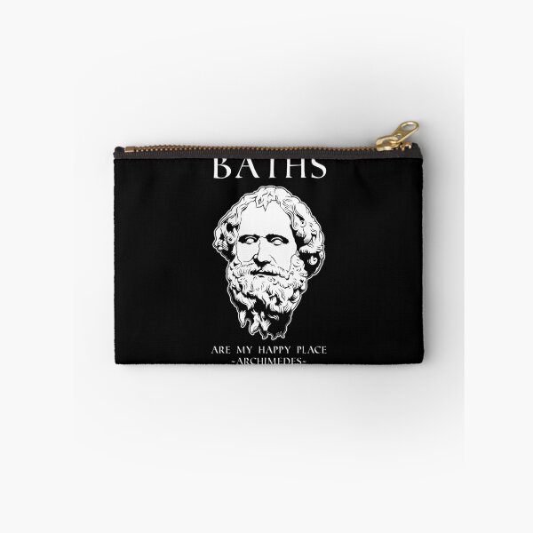 Item preview, Happy Place Physicist Math Joke Archimedes print designed and sold by jakehughes2015.
