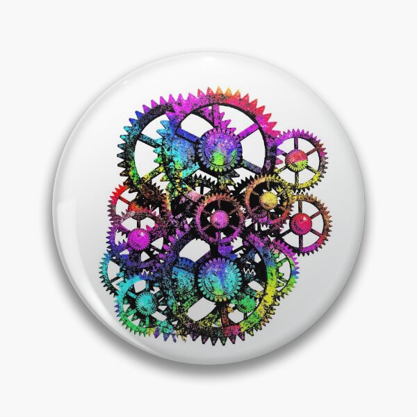 Item preview, “Psychedelic Gears” designed and sold by Creatively Colette’s .