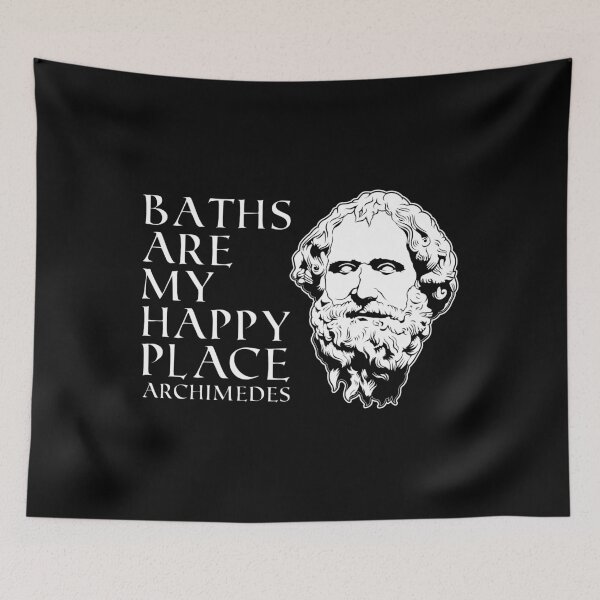 Item preview, Greek Mathematician Physics Joke Archimedes graphic designed and sold by jakehughes2015.