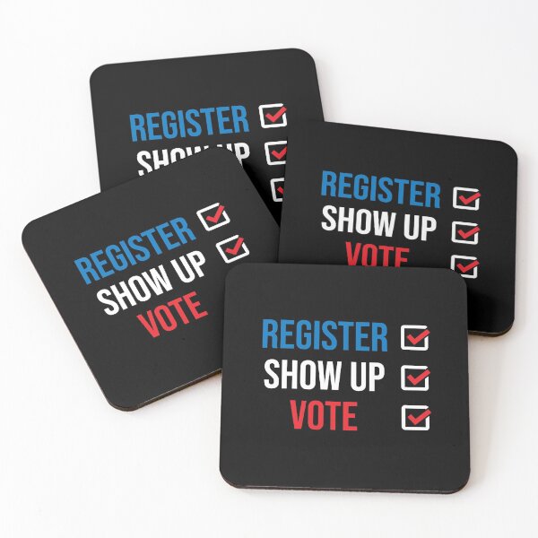Item preview, Register Show Up Vote designed and sold by MSA-42.
