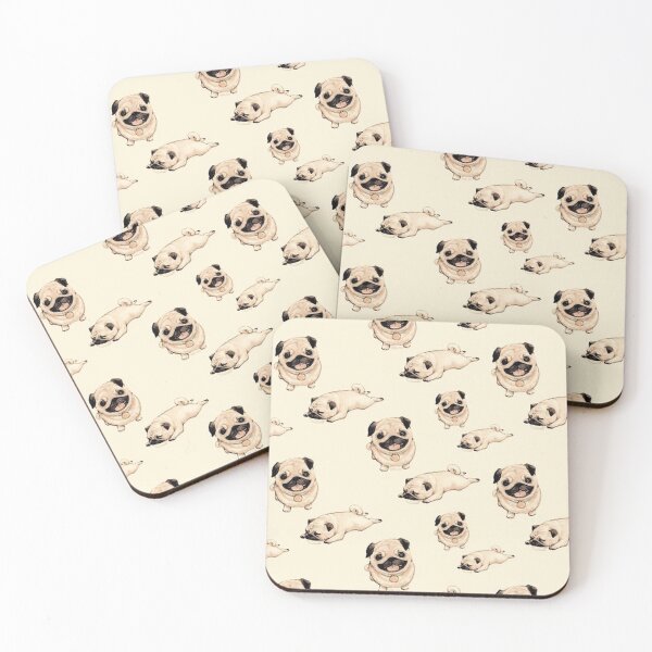 Item preview, Pug Dog Art Pugs puppy funny cute dogs designed and sold by Coolstuff4you71.