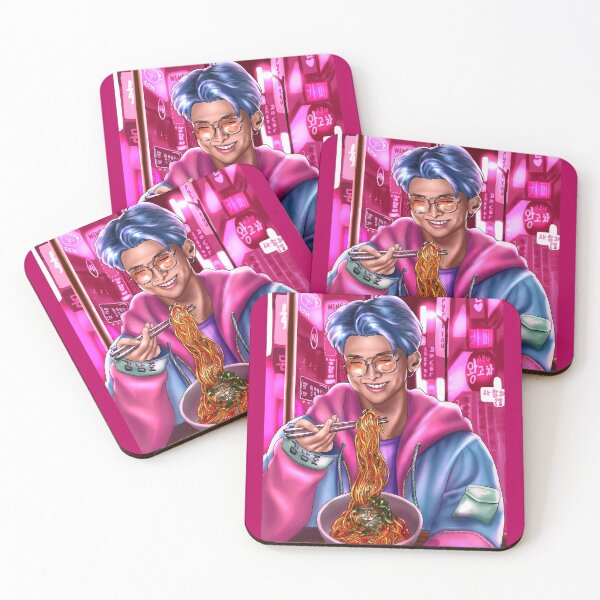 Item preview, Kim Namjoon Noodles Fan Art designed and sold by IntrovertMochi.