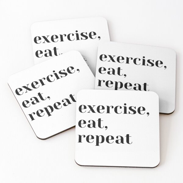Item preview, Exercise and eating designed and sold by igeorgia.