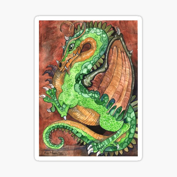 Gorbash from Flight of Dragons Sticker