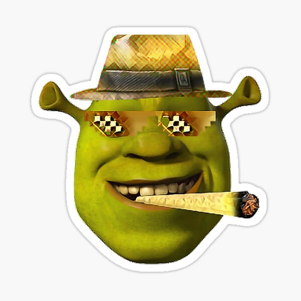 Shrek Memes Dank Stickers Redbubble - dank memes color changing shrek roblox dank meme on meme