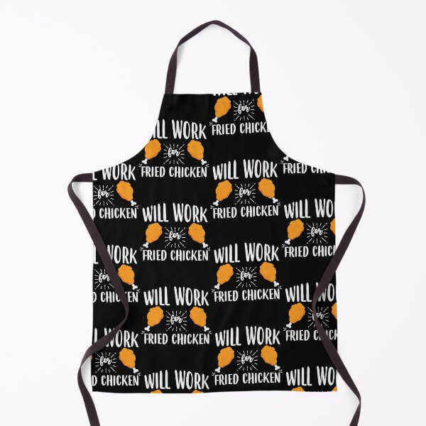 Item preview, Funny Will Work For Fried Chicken Drumstick graphic designed and sold by jakehughes2015.