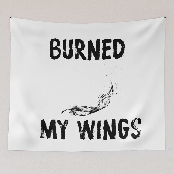 Item preview, Burned my wings - lucifer tv shows designed and sold by Ashi17.