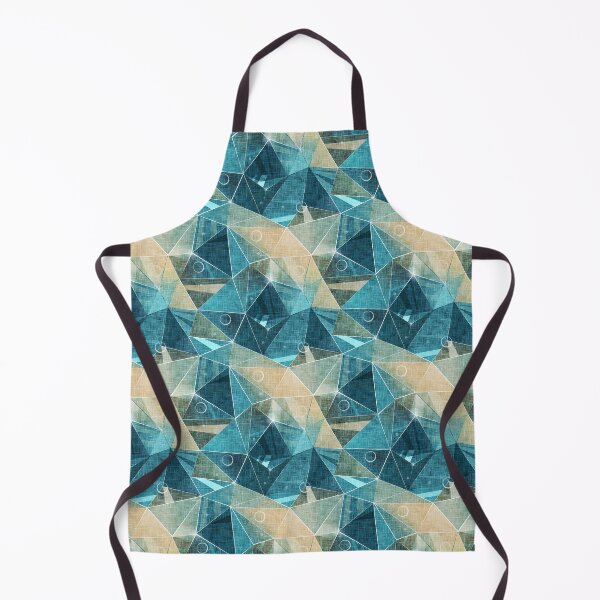 Artikelvorschau, Polygonal Türkis und Beige. entworfen und verkauft von marinaklykva.