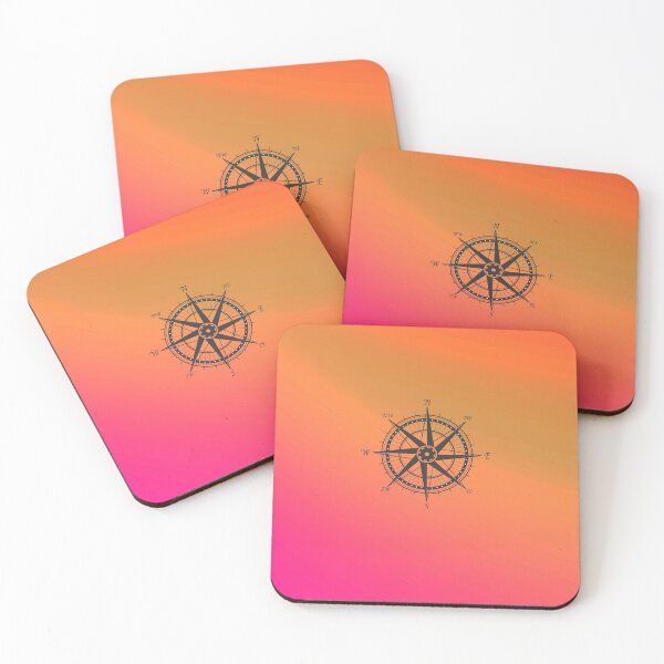Item preview, Winrose compass orange red designed and sold by amagaclothing.