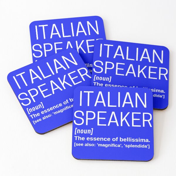 Item preview, Italian Speaker Female Dictionary Definition designed and sold by Time4German.