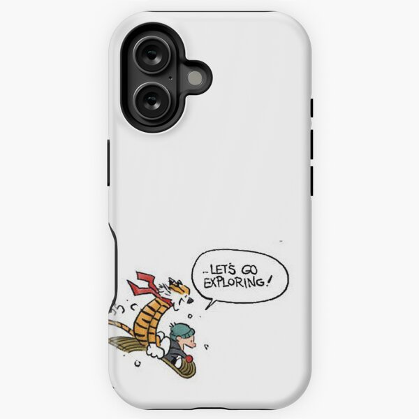 Vista previa del artículo con la obra «Calvin y Hobbes explorando», diseñado y vendido por yakkers308.