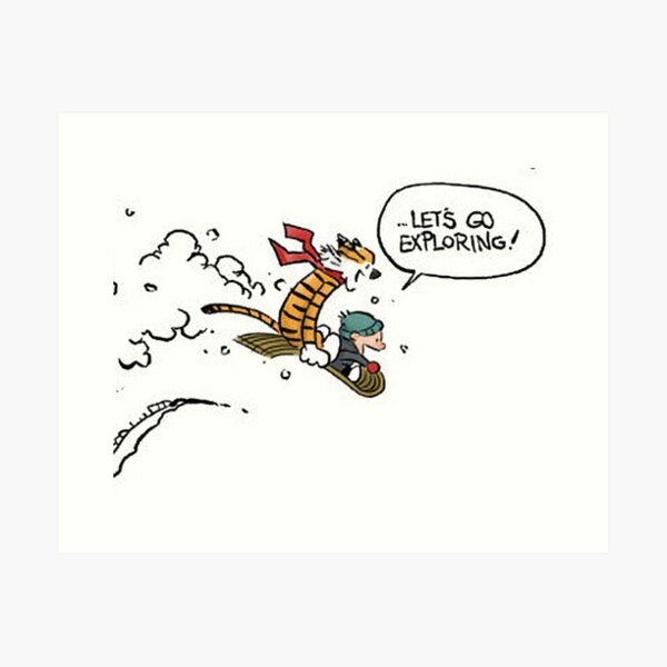 Item preview, Calvin and Hobbes Exploring designed and sold by yakkers308.