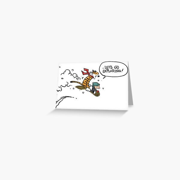 Artikel-Vorschau von Calvin und Hobbes auf Entdeckungsreise, designt und verkauft von yakkers308.