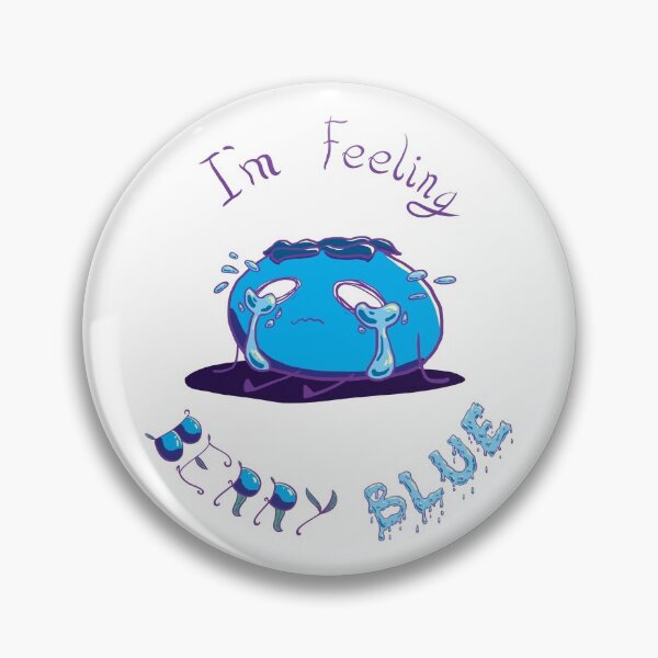 I'm Feeling BERRY BLUE Pin
