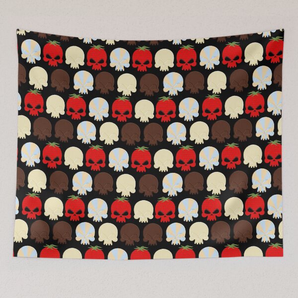 Item preview, Scary but sweet cute skulls design designed and sold by VioletStudio.