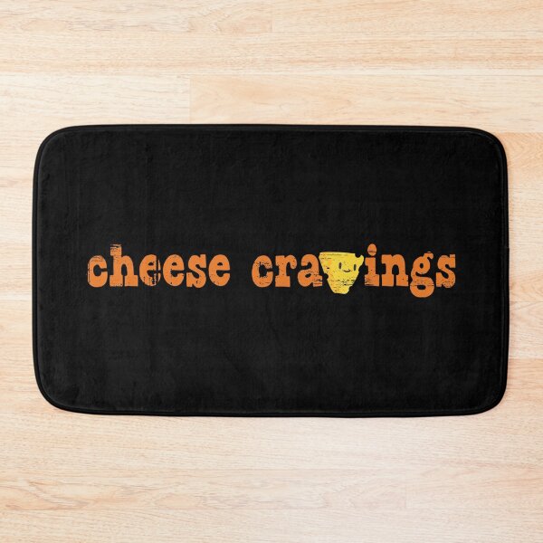 Item preview, feel good, comfort food, what's not to love? kawaii cheese cravings distressed punk rock text design designed and sold by Bees-Honey-Gift.
