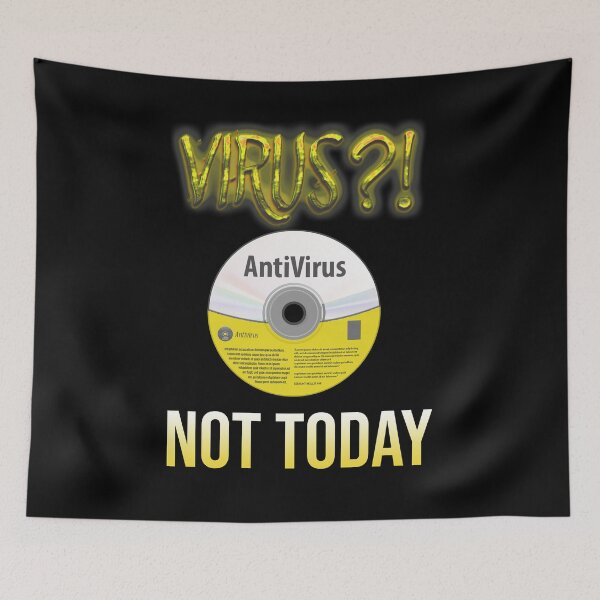 Item preview, Virus ?! Not Today Antivirus CD Rom designed and sold by MrPixelus.