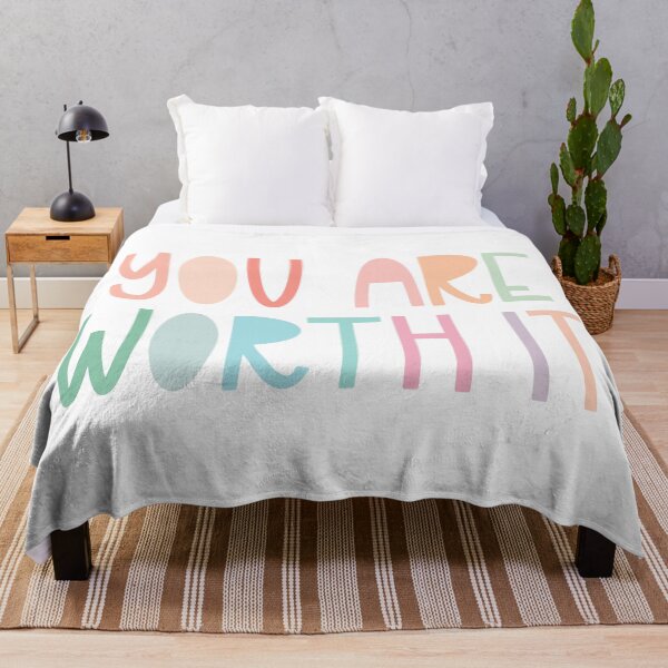 Item preview, You Are Worth It designed and sold by MadeByMeera.