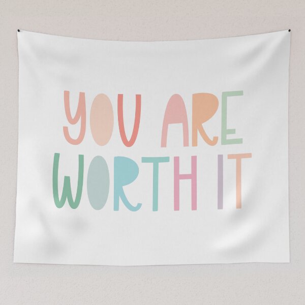 Item preview, You Are Worth It designed and sold by MadeByMeera.