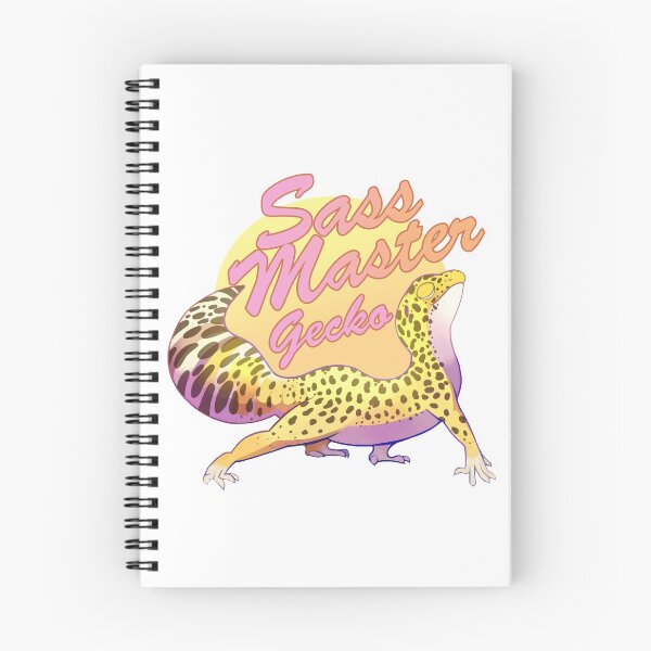 Item preview, Sass Master Leopard Gecko designed and sold by NERDthatDRAWS.