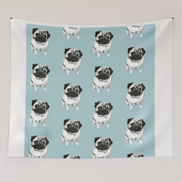 Item preview, Pug Dog Art Pugs puppy funny cute dogs designed and sold by Coolstuff4you71.