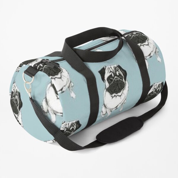 Pug Dog Art Pugs puppy funny cute dogs Duffle Bag