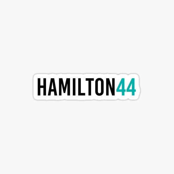 Conception de Lewis Hamilton 44 Sticker