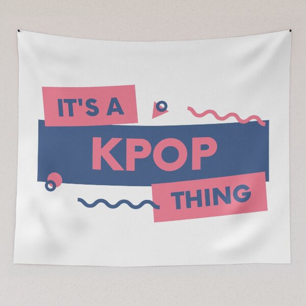 Item preview, IT'S A KPOP THING 90s 80s Style Kpop Fan Quote designed and sold by SugarSaint.