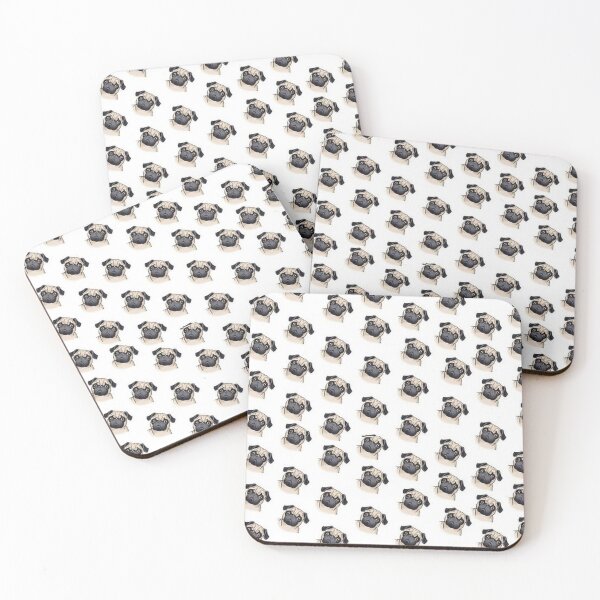 Item preview, Pug Dog Art Pugs puppy funny cute dogs designed and sold by Coolstuff4you71.