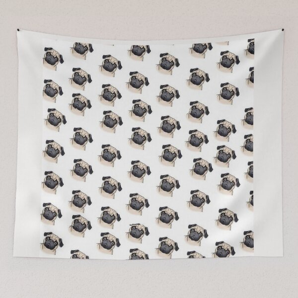 Item preview, Pug Dog Art Pugs puppy funny cute dogs designed and sold by Coolstuff4you71.