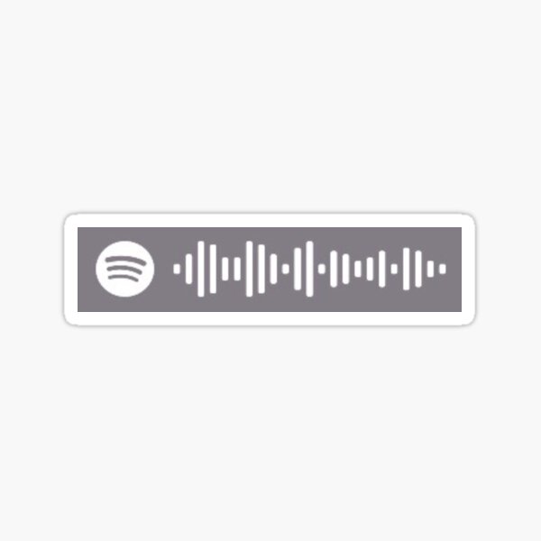Chasing Cars Spotify Code Sticker