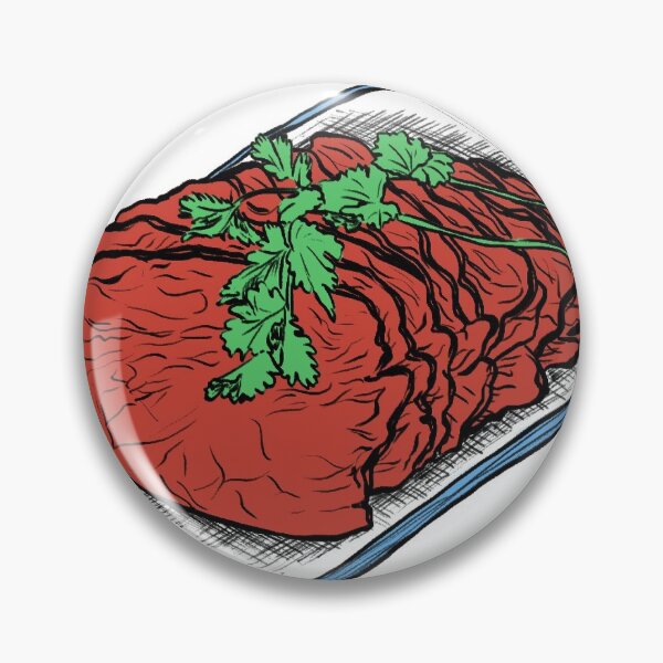 Item preview, Illustration of Chinese Cuisine - Braised beef with soy sauce | 酱牛肉 designed and sold by iswenyi.