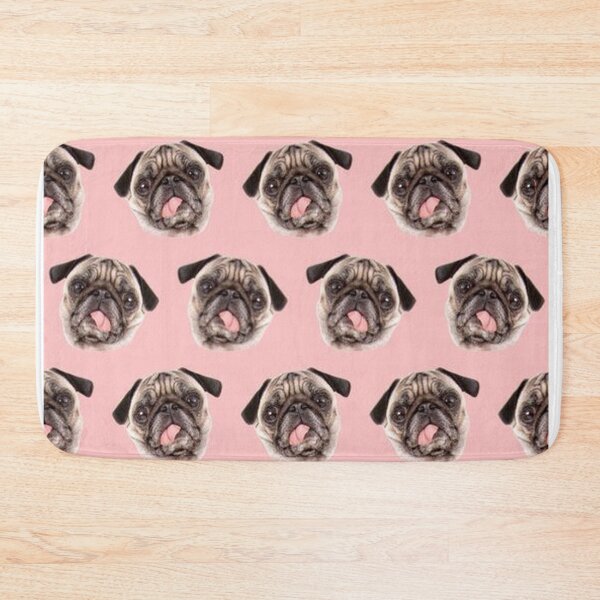 Item preview, Pug Dog Art Pugs puppy funny cute dogs Pink Tongue designed and sold by Coolstuff4you71.