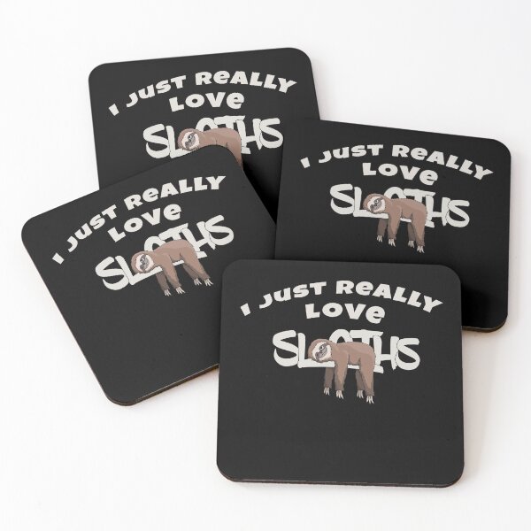Item preview, I Really Love Sloths | Rad Funny Cartoon Lazy Days designed and sold by Skizzenmonster.